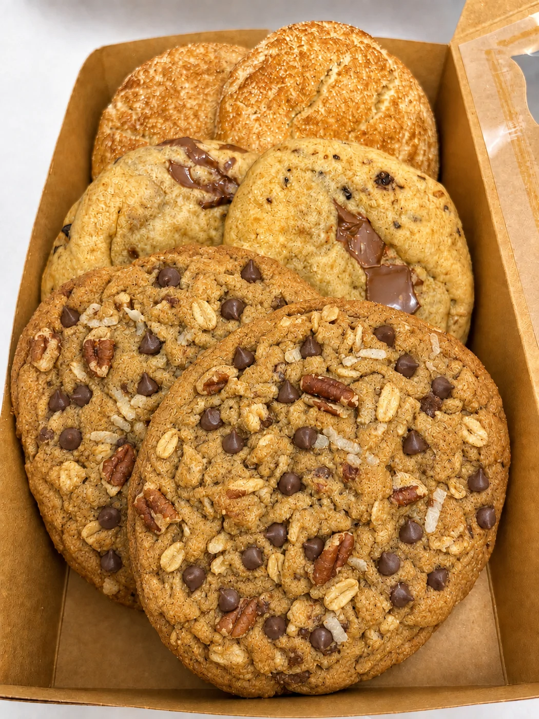 An assortment of bakery cookies ready to share